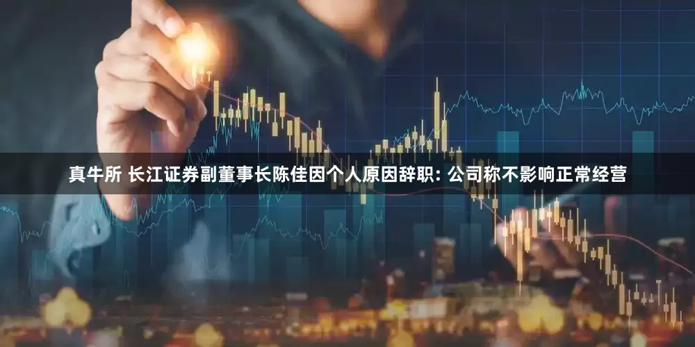 真牛所 长江证券副董事长陈佳因个人原因辞职: 公司称不影响正常经营